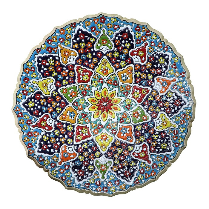 میوه خوری میناکاری سفالی مدل M30M2t