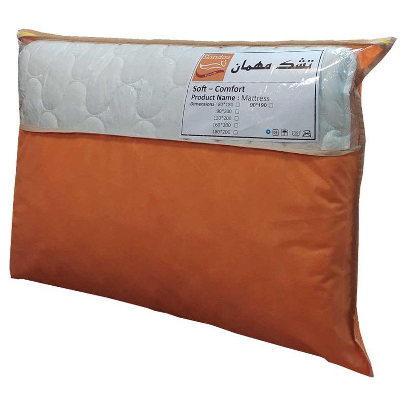 تشک مهمان سندس کد F13 یکنفره سایز 190x90 سانتی متر