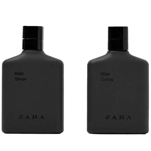 ست ادو تویلت مردانه زارا مدل silver & uomo حجم 100 میلی لیتر