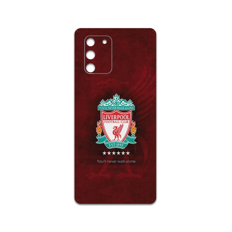 برچسب پوششی ماهوت مدل Liverpool-FC مناسب برای گوشی موبایل سامسونگ Galaxy S10 Lite