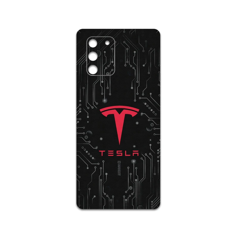 برچسب پوششی ماهوت مدل TESLA-Motors مناسب برای گوشی موبایل سامسونگ Galaxy S10 Lite