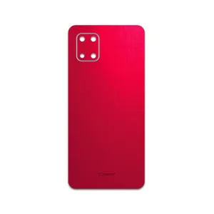MAHOOT Matte-Warm-Red Cover Sticker for Samsung Galaxy Note 10 Lite