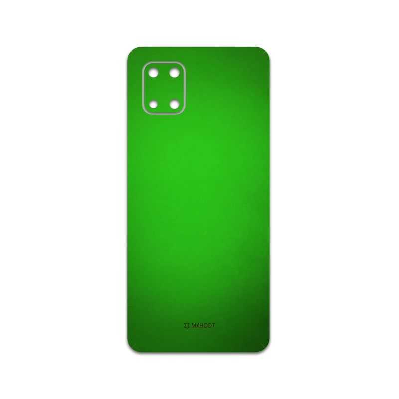 برچسب پوششی ماهوت مدل Metallic-Green مناسب برای گوشی موبایل سامسونگ Galaxy Note 10 Lite