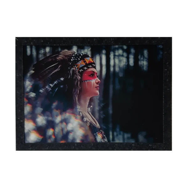 تابلو نوری طرح زن سرخپوست کد sh-242