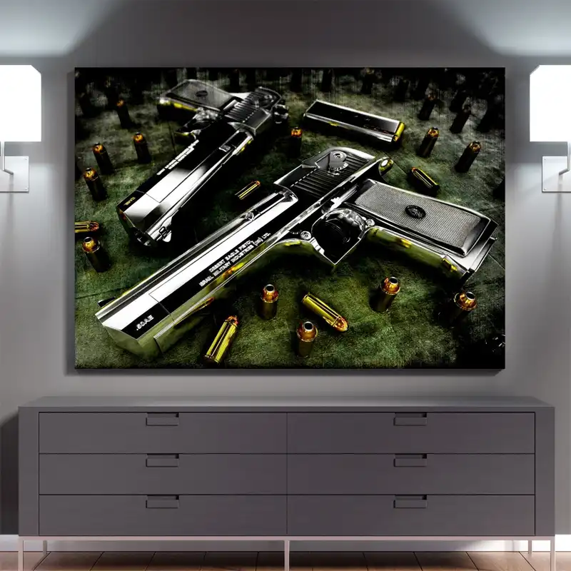 تابلو شاسی طرح تفنگ کمری کلت کد-mt216