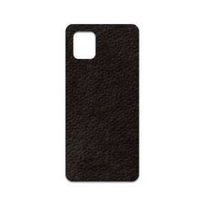 MAHOOT Dark-Brown-Leather Cover Sticker for Samsung Galaxy Note 10 Lite