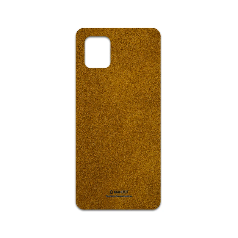 برچسب پوششی ماهوت مدل Brown-Chamois-Leather مناسب برای گوشی موبایل سامسونگ Galaxy Note 10 Lite