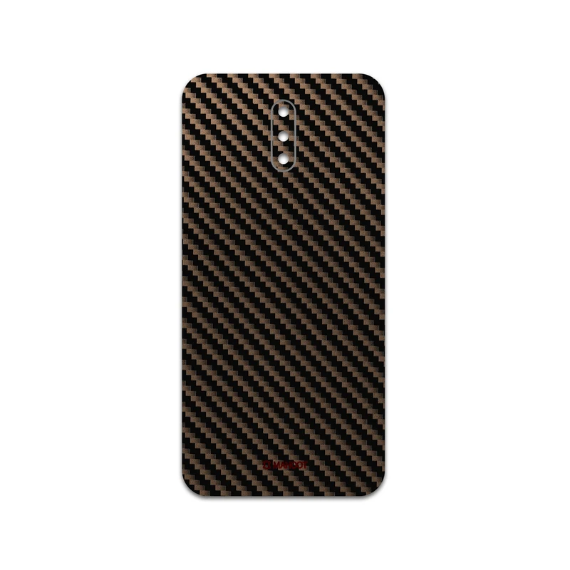 برچسب پوششی ماهوت مدل Glossy-Brown-Fiber مناسب برای گوشی موبایل نوکیا 2.3