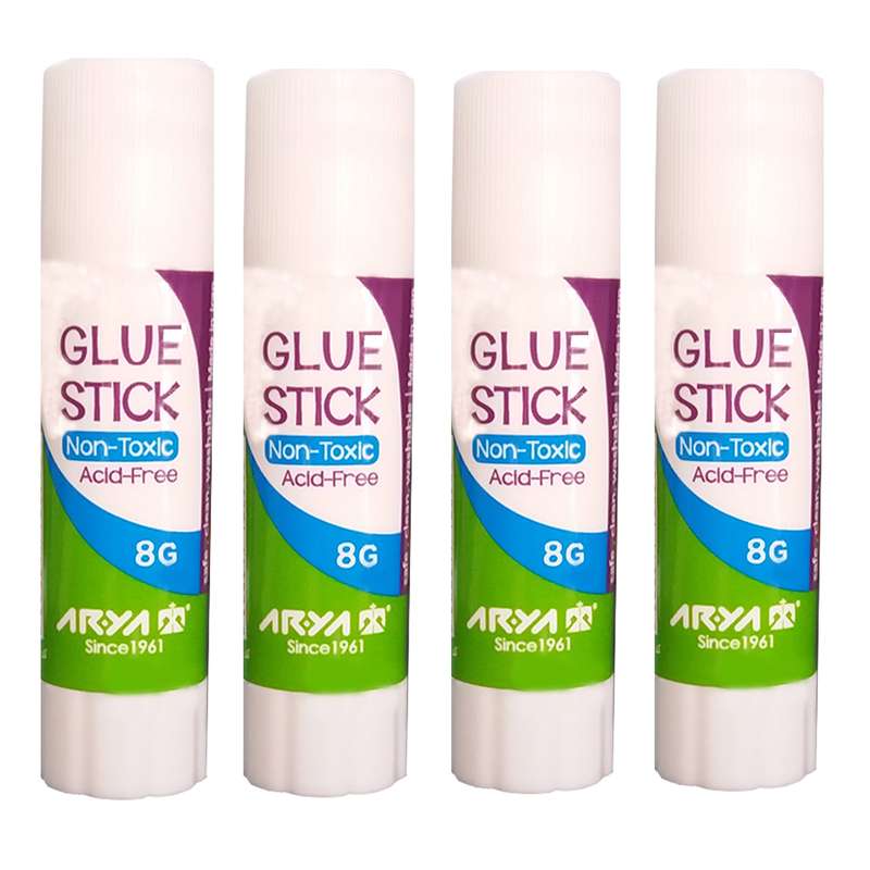 چسب ماتیکی آریا کد 8004 بسته 4 عددی چسب ماتیکی آریا کد 8004 بسته 4 عددی