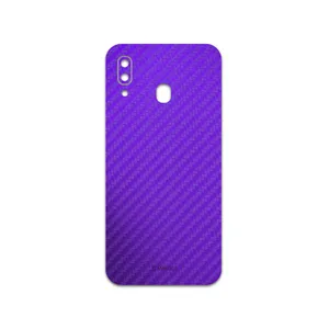 MAHOOT Purple-Fiber Cover Sticker for Samsung Galaxy M10s