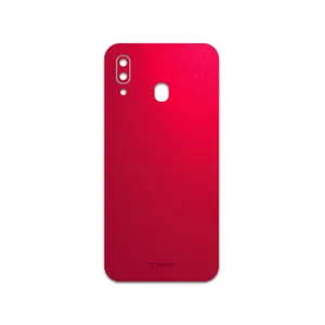 MAHOOT Matte-Warm-Red Cover Sticker for Samsung Galaxy M10s