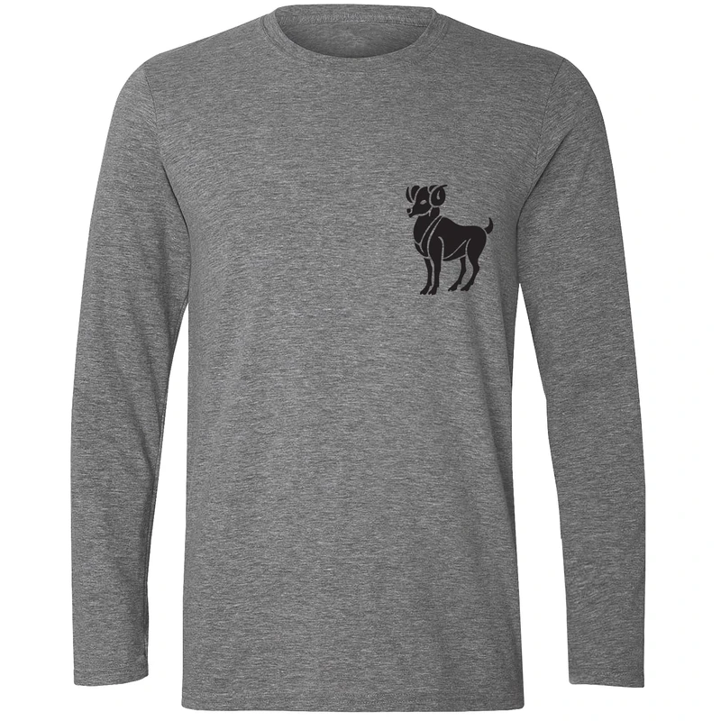 تیشرت آستین بلند مردانه طرح فروردین کد F277