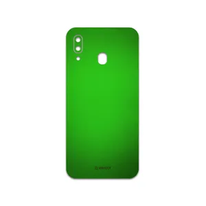MAHOOT Metallic-Green Cover Sticker for Samsung Galaxy M10s