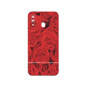 MAHOOT Red-Flower Cover Sticker for Samsung Galaxy M10s
