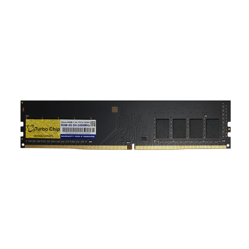 رم دسکتاپ DDR4 تک کاناله 2400 مگاهرتز CL11 توربوچیپ مدل TCLD4G-D4-2400 ظرفیت 4 گیگابایت