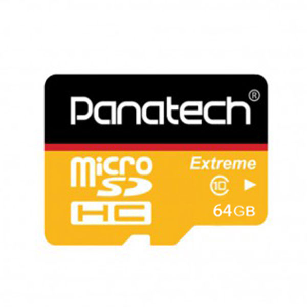 کارت حافظه microSDHC پاناتک مدل Extreme کلاس 10 استاندارد UHS-I U1 سرعت 30MBps ظرفیت 64 گیگابایت