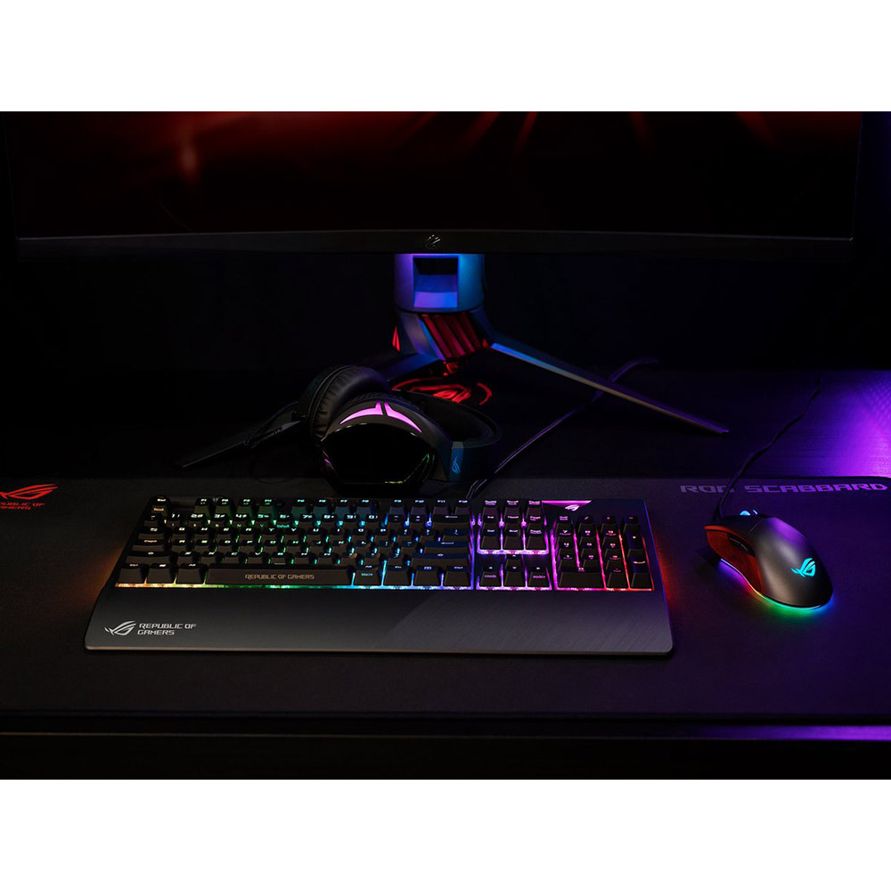 rog strix flare keyboard and rog gladius ii mouse