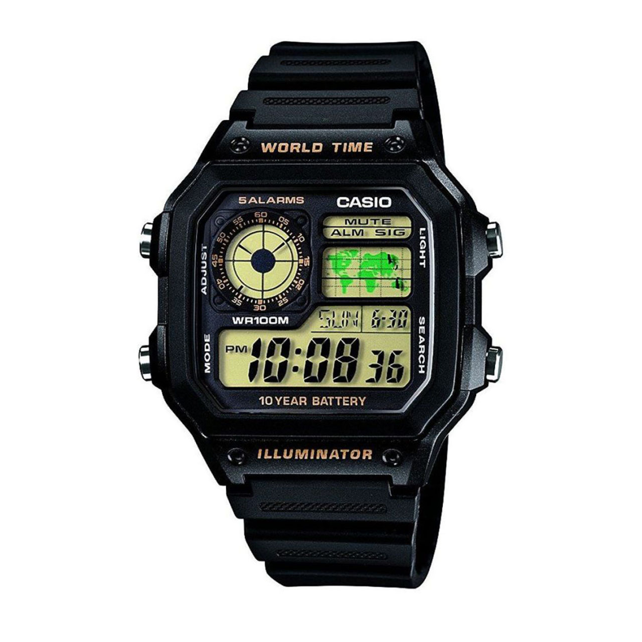 ساعت مچی دیجیتال مردانه کاسیو مدل AE-1200WH-1BVDF DI