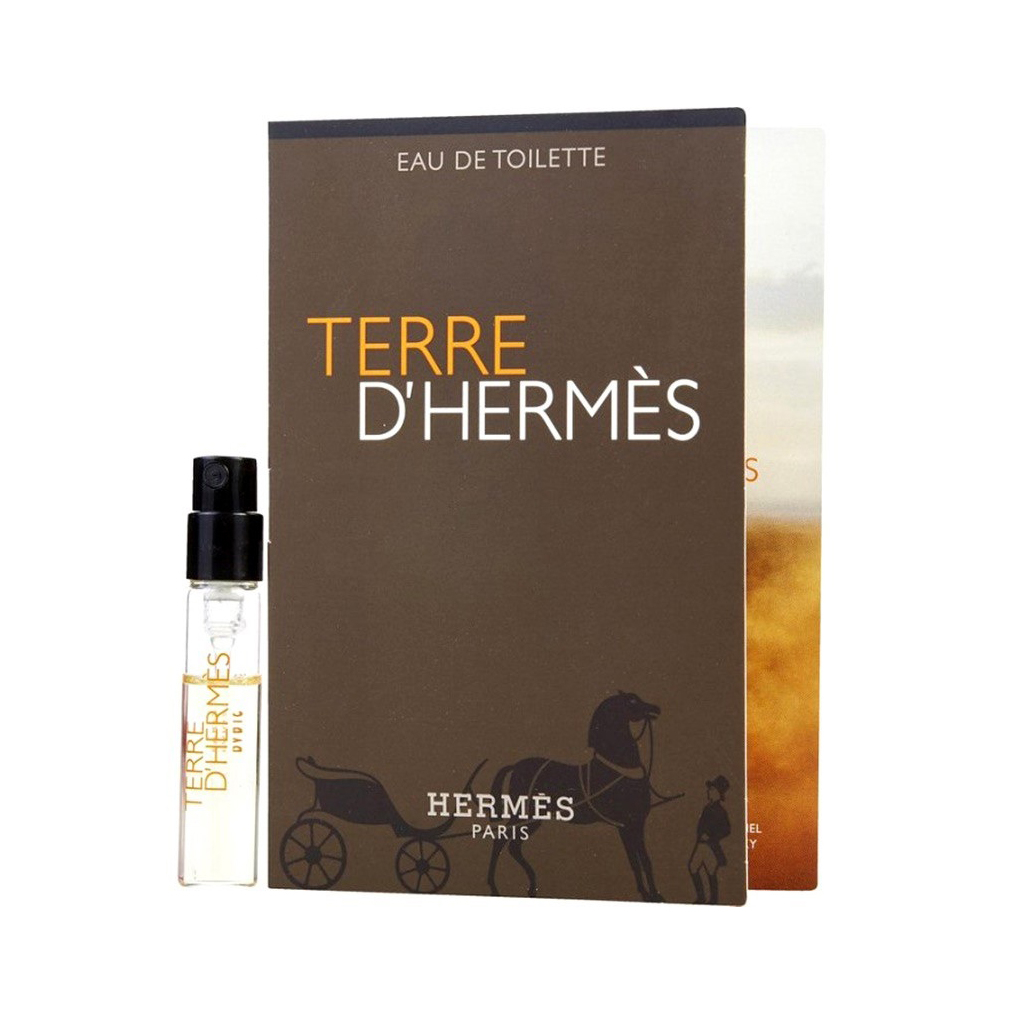 عطر جیبی مردانه هرمس مدل Terre dHermes حجم 2 میلی لیتر بسته 20 عددی