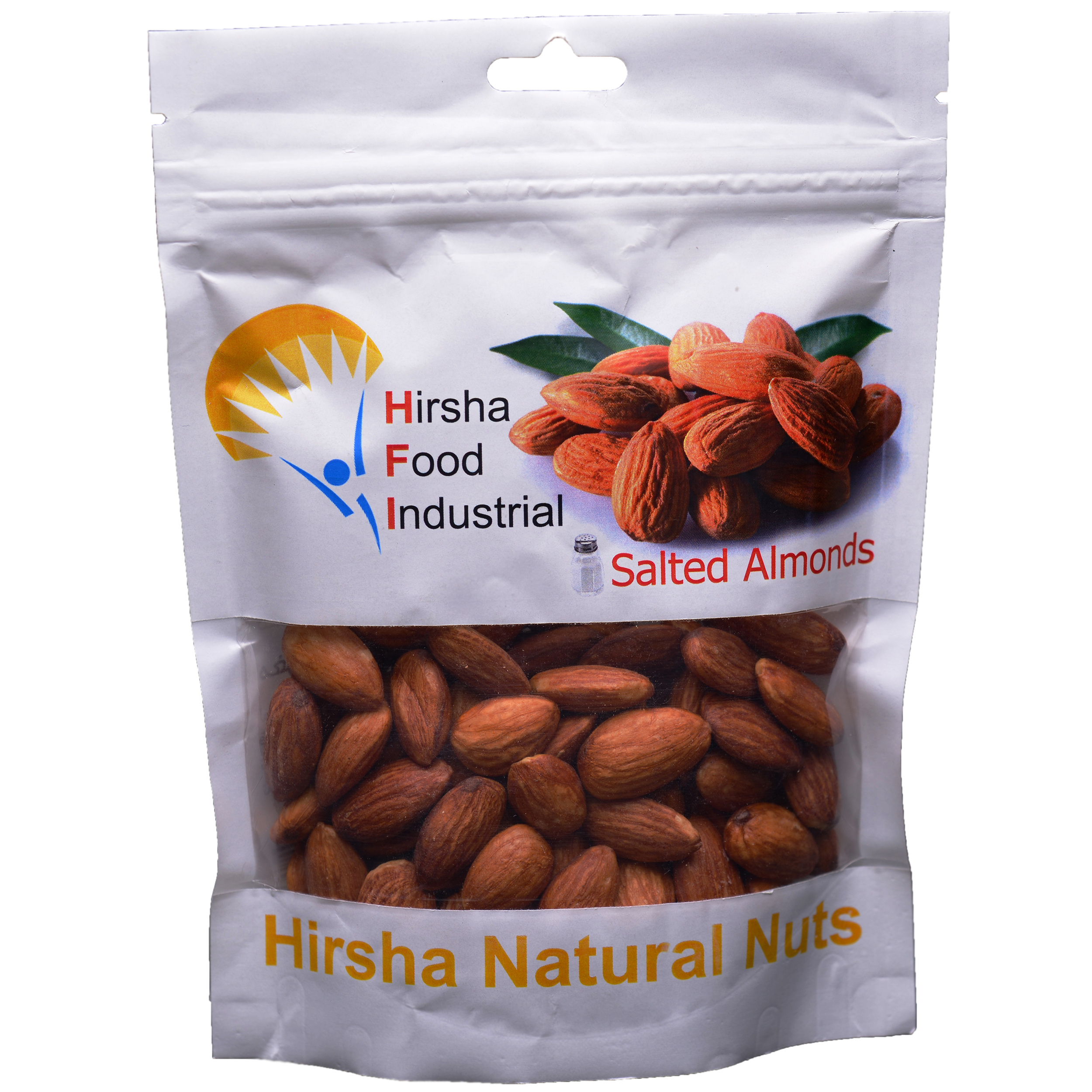 HIRSHA SALTED ALMONDS, 200 g