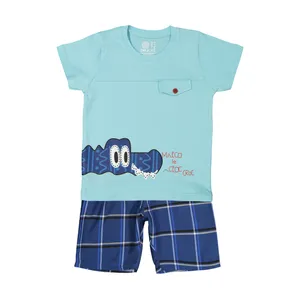 ست تی شرت و شلوارک پسرانه سون پون مدل 1391248-51