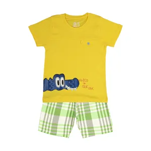 ست تی شرت و شلوارک پسرانه سون پون مدل 1391248-16