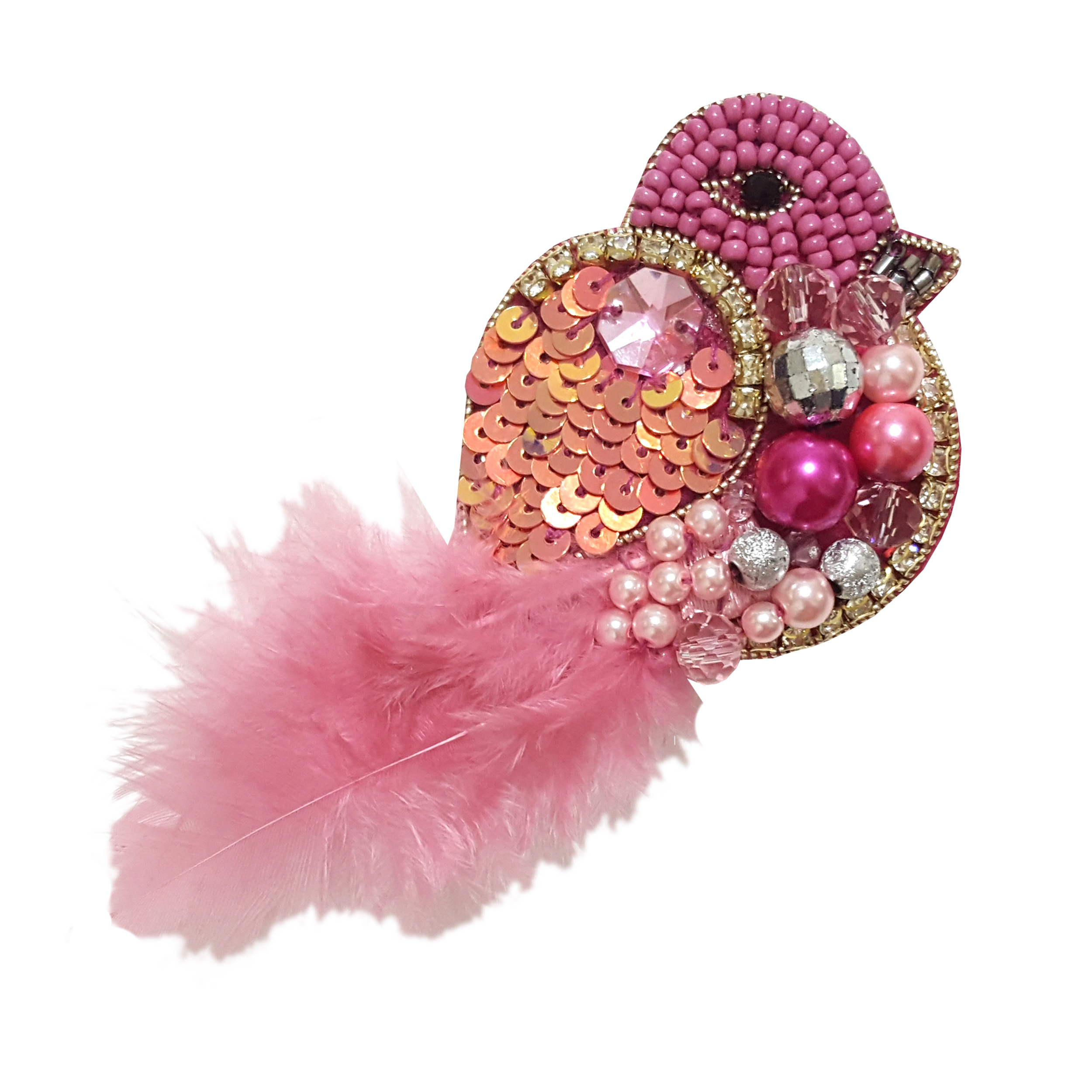 گل سینه طرح گنجشک کد ET-Y789