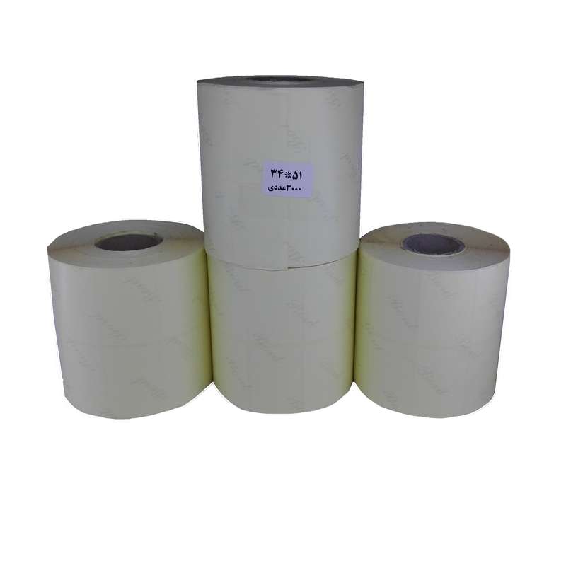 برچسب پرینتر لیبل زن مدل 2-3451 بسته 4 عددی
