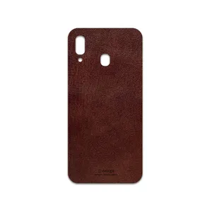 MAHOOT Natural-Leather Cover Sticker for Samsung Galaxy M10s