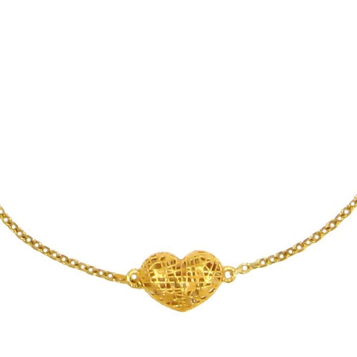 دستبند طلا 18 عیار زنانه مانچو کد bfgs008 -  - 2