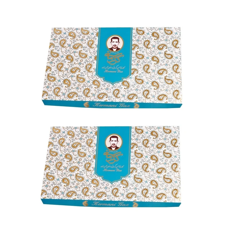 گز اردی 28 درصد پسته گز کرمانی مجموعه 2 عددی