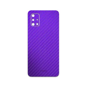 MAHOOT Purple-Fiber Cover Sticker for Samsung Galaxy A71