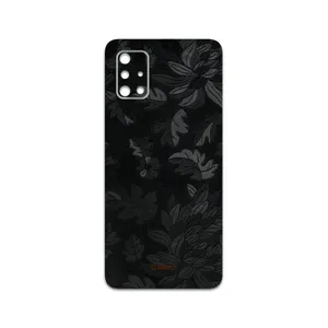 MAHOOT Black-Wildflower Cover Sticker for Samsung Galaxy A71
