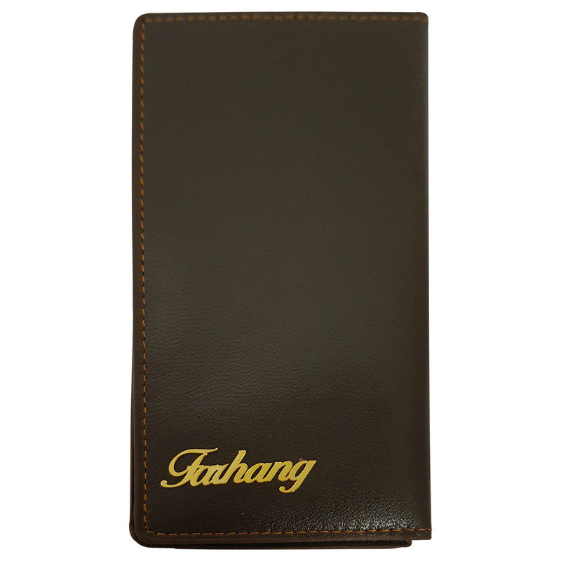 کیف پول  مردانه ترمه 1 طرح فرهنگ کد Cha 19
