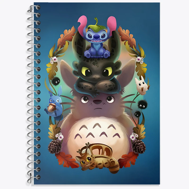 دفتر نت موسیقی 50 برگ خندالو طرح انیمه توتورو (Totoro)  کد N3798