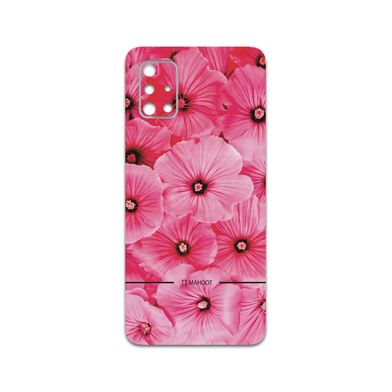 برچسب پوششی ماهوت مدل Pink-Flower مناسب برای گوشی موبایل سامسونگ Galaxy A71