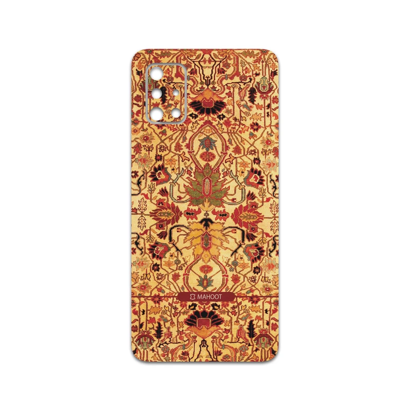 برچسب پوششی ماهوت مدل Persian-Carpet-Yellow مناسب برای گوشی موبایل سامسونگ Galaxy A71