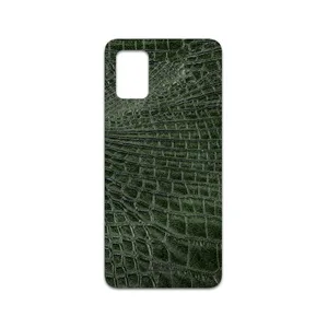 MAHOOT Green-Crocodile-Leather Cover Sticker for Samsung Galaxy A71