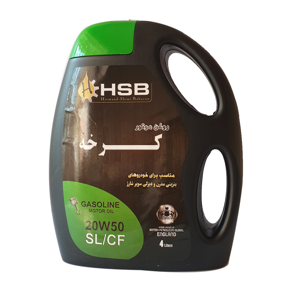 روغن موتور خودرو اچ اس بی مدل Karkheh 20w50 حجم 4 لیتر