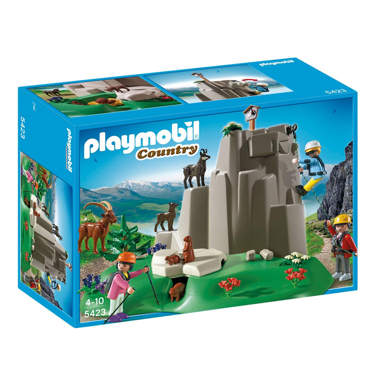 ساختنی پلی‌ موبیل مدل Rock Climbers with Mountain Animals 5423