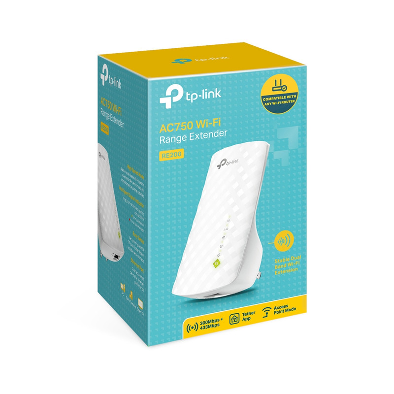 توسعه دهنده شبکه بی‌سیم تی پی-لینک مدل RE200 V2