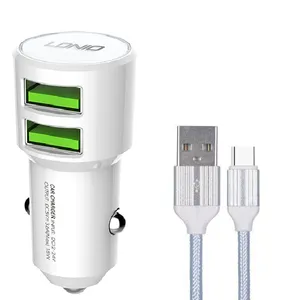 LDNIO C309 Car Charger with USB-C Cable