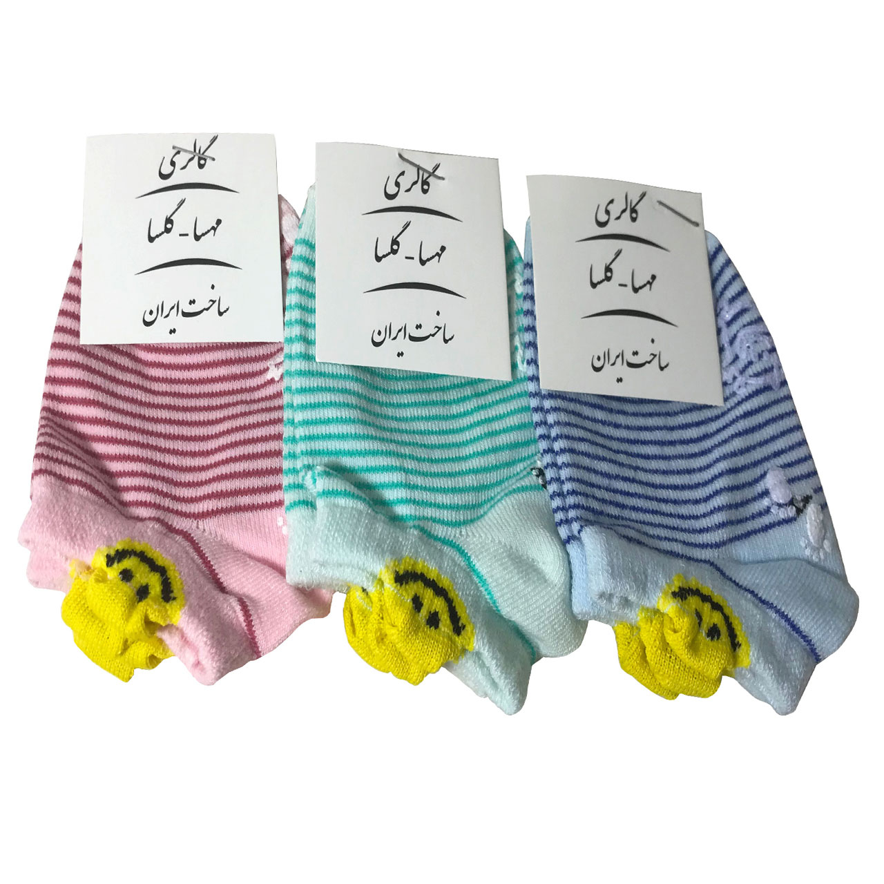 جوراب نوزاد مدل ND93 مجموعه 3 عددی 