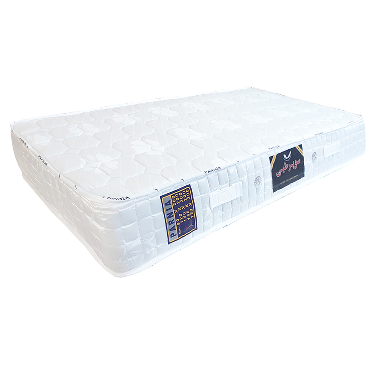 تشک پرنیا مدل super tebi دونفره سایز 180×200 سانتی متر 