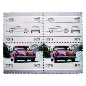 تمبر یادگاری طرح اتومبیل مدل STUDEBAKER 1953 کد M-33 مجموعه 4 عددی