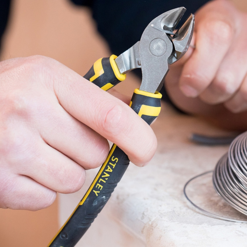 انبر سیم چین استنلی کد 858-89-0سایز 6.5 اینچ