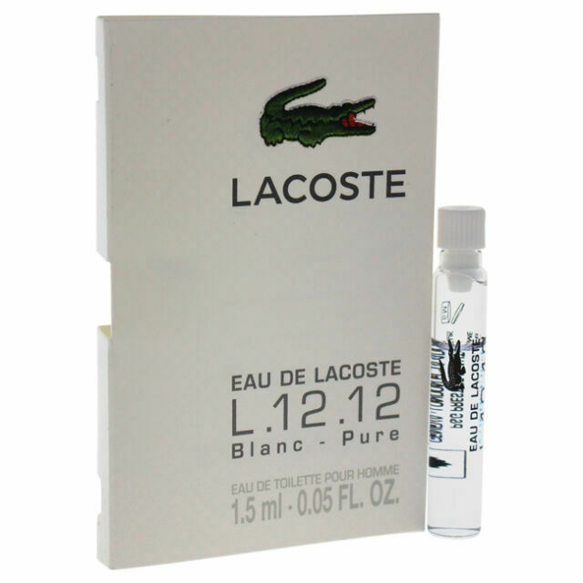 عطر جیبی مردانه لاگوست مدل L.12.12 Pure-Blanc حجم 1.5 میلی لیتر
