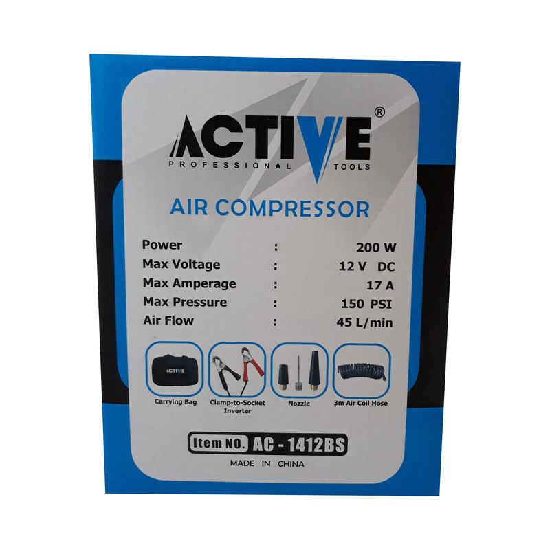 کمپرسور باد فندکی اکتیو تولز مدل AC1412BS کمپرسور باد فندکی اکتیو تولز مدل AC1412BS