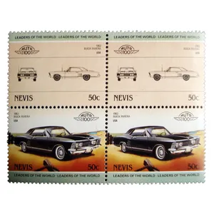 تمبر یادگاری طرح اتومبیل مدل 1963 BUICK کد M-47 مجموعه 4 عددی