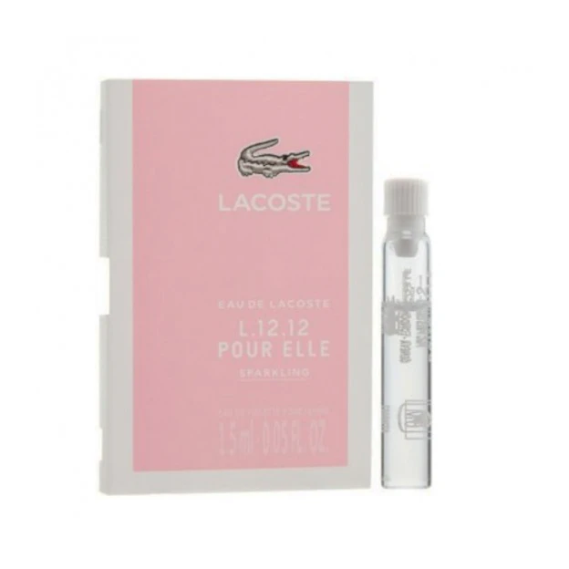 عطر جیبی زنانه لاگوست مدل Eau de Lacoste L.12.12 Pour Elle Sparkling حجم 1.5 میلی لیتر